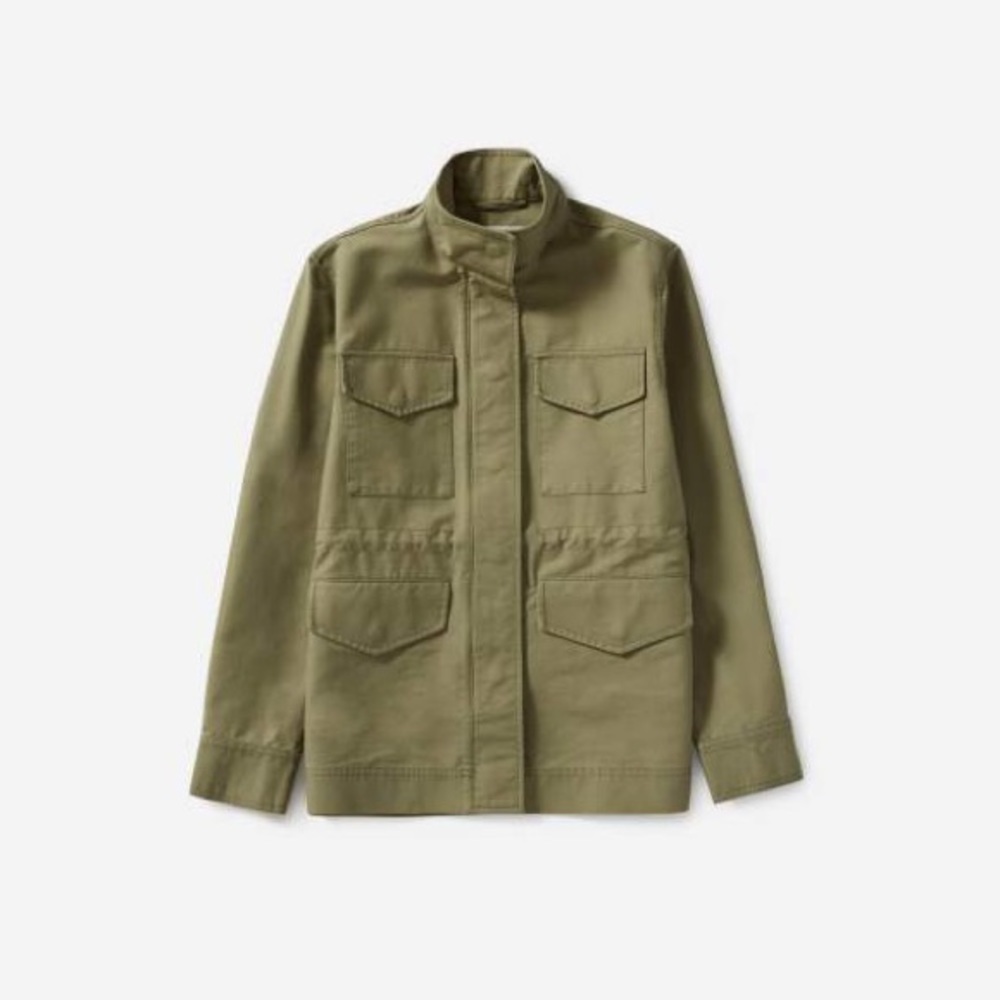 Lot of Everlane jacket and crewneck.
